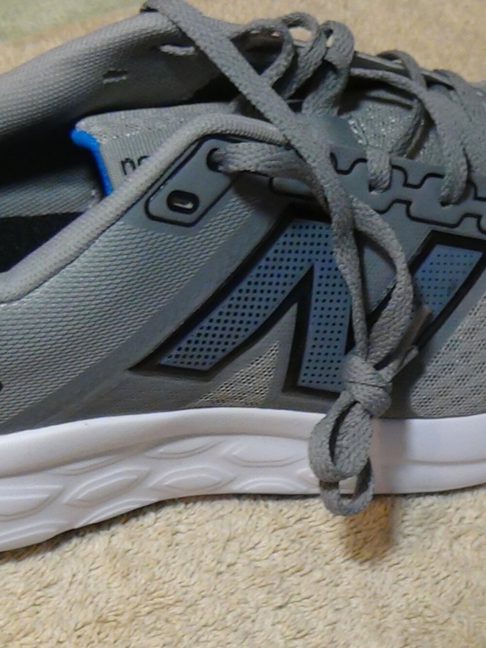 Mens New Balance 460 v4 Running Shoes Course Size 8 Grey Blue - Picture 14 of 14